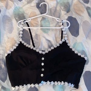 Flower crop top